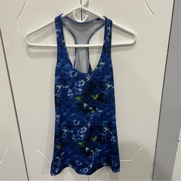 Lululemon Blue and Yellow Cool Racerback - Picture 1 of 6
